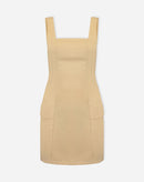 VESTIDO CURTO ACINTURADO ALFAIATARIA - AREIA
