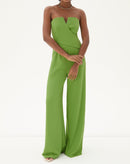 MACACÃO SEM ALÇAS DE ALFAIATARIA - VERDE