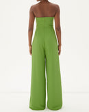 MACACÃO SEM ALÇAS DE ALFAIATARIA - VERDE