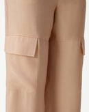 CALÇA WIDE LEG CROPPED ALFAIATARIA - BEGE