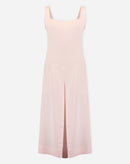 Vestido Regata Alfaiataria Midi - Rosa Claro