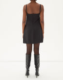 Vestido Curto Reto com Alça - Preto