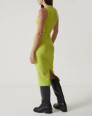 VESTIDO SEM MANGAS DE MALHA - VERDE