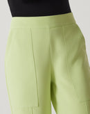 CALÇA RETA DE ALFAIATARIA - VERDE