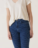 Calça Mom  Zebra Jeans - Azul Médio